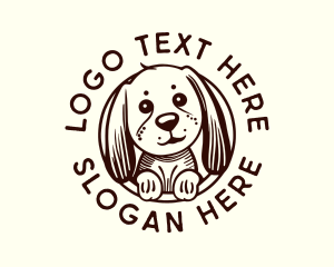 Veterinarian - Pet Puppy Veterinarian logo design