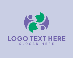 Supplement - Herbal Lifestyle Human logo design