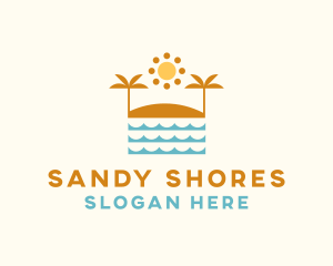 Beach - Beach Summer Oasis logo design