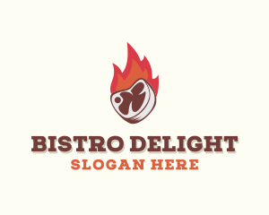 Fire Beef Steakhouse logo design