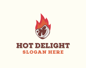 Fire Beef Steakhouse logo design