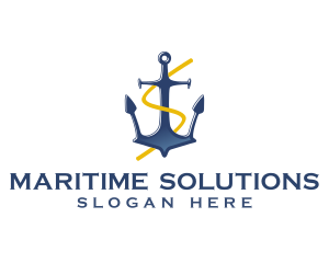 Naval - Letter S Sea Ship Company logo design