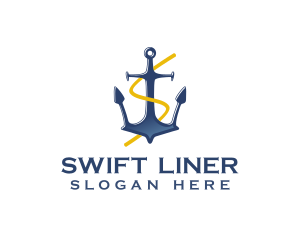 Letter S Sea Ship Company logo design