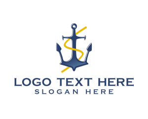 Naval - Letter S Sea Ship Company logo design