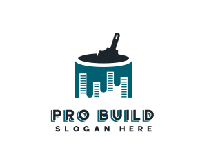 Building Paint Maintenance logo design