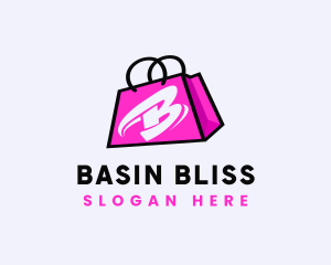 Online Shopping Bag logo design