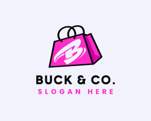 Online Shopping Bag logo design