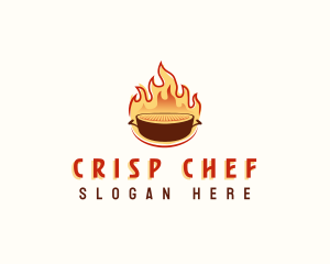 Fire Grill Barbecue logo design