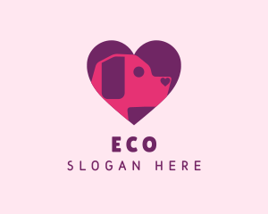 Store - Pet Dog Heart logo design