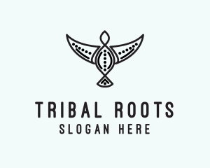 Tribal Bird Tattoo logo design