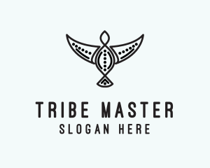 Tribal Bird Tattoo logo design