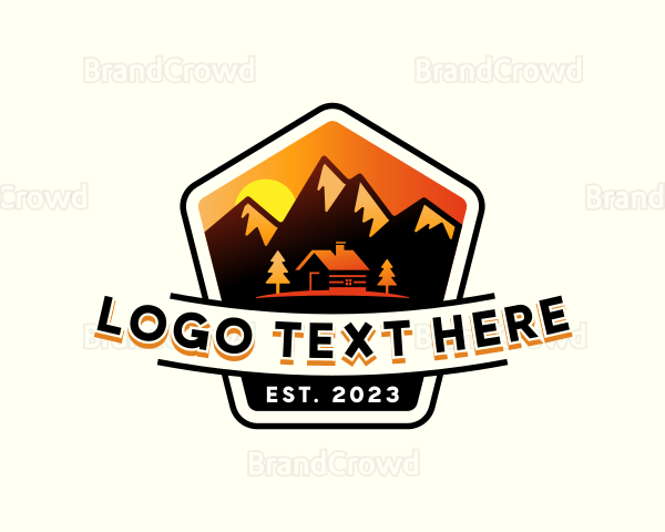 Mountain Cabin Adventure Logo