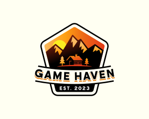 Mountain Cabin Adventure Logo