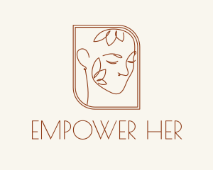 Feminist - Feminine Organic Makeup logo design