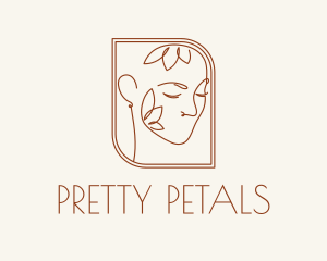 Feminine Organic Makeup logo design