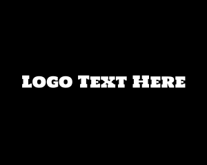 Photography - Minimalist Serif Store logo design