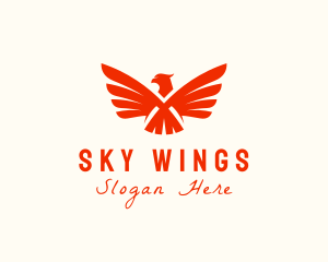 Airline Eagle Wings logo design