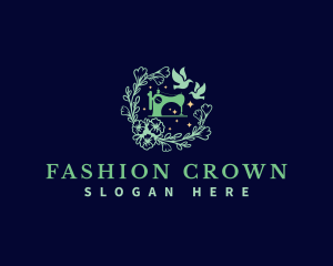 Fashion Sewing Bird logo design