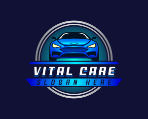 Car Rental - Car Sedan Automotive logo design