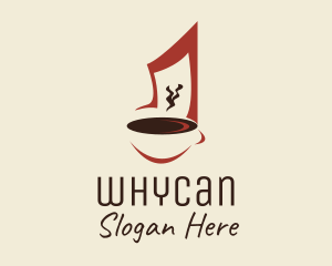 Coffee Shop - Music Note Coffee logo design