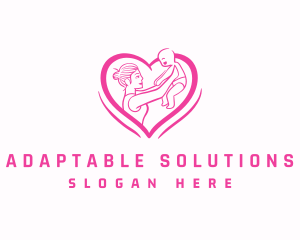 Mother Baby Parenting logo design