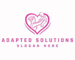 Mother Baby Parenting logo design