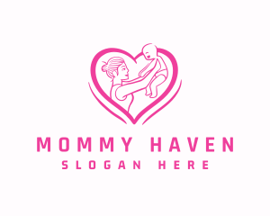 Mother Baby Parenting logo design