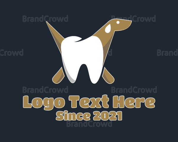 Dental Dog Tooth Logo