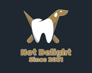 Dental Dog Tooth logo design