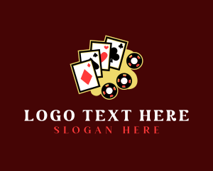 Gamble - Ace Poker Casino logo design