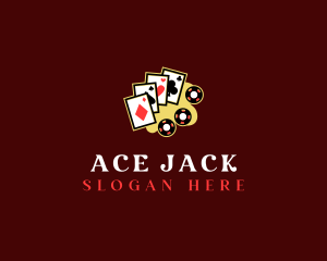 Blackjack - Ace Poker Casino logo design