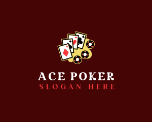 Poker - Ace Poker Casino logo design
