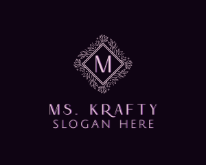 Wedding Floral Arrangement Logo