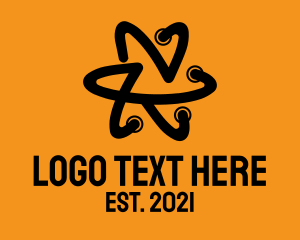 Intelligent - Black Science Tube logo design