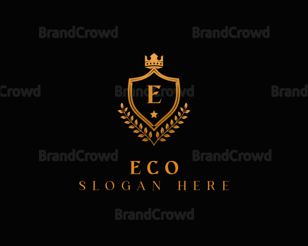 Royal Crown Shield Crest Logo