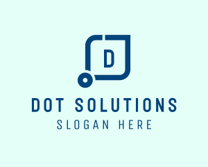 Dot - Digital Medal Stethoscope logo design