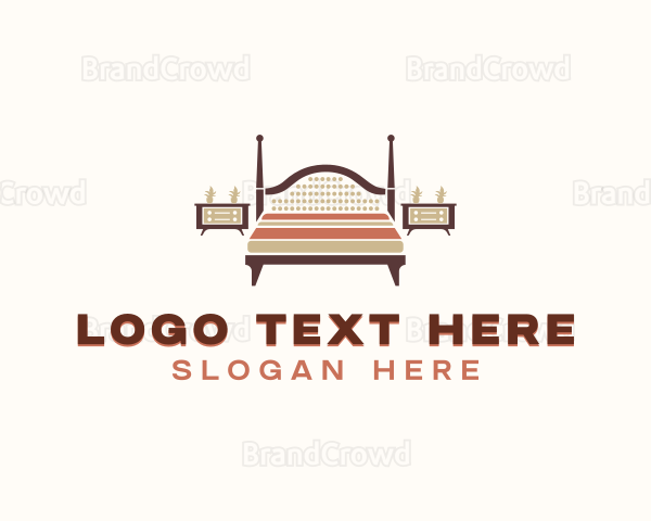 Bedroom Home Decor Logo