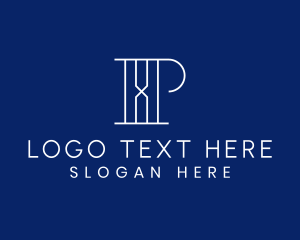 Website - Elegant Generic Letter P logo design