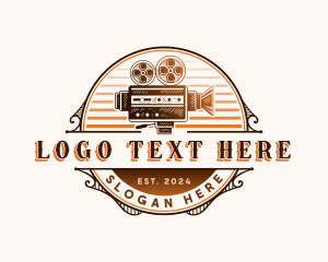 Theather - Film Camera Cinema logo design