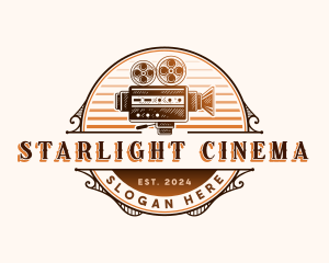 Film Camera Cinema logo design