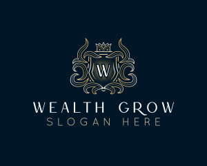 Premium Royal Crown logo design