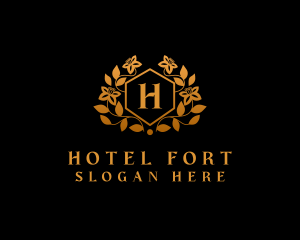 Gold Royal Hotel logo design