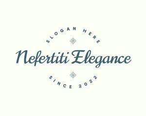 Elegant Cursive Branding logo design