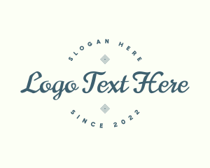 Elegant Cursive Branding Logo