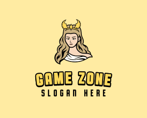 Woman Goddess Gaming logo design