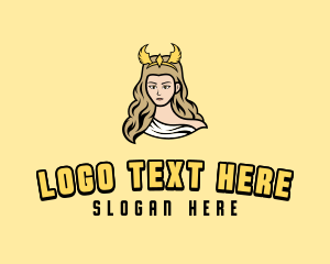 Video Game - Woman Goddess Gaming logo design