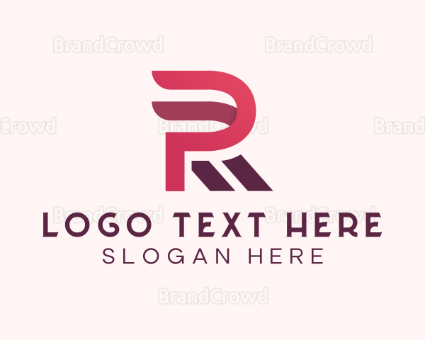 Generic Business Letter R Logo