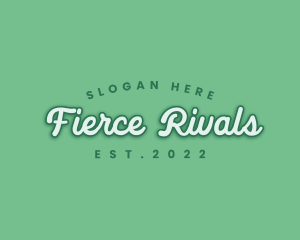 Generic Green Cursive logo design