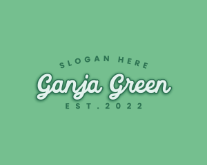 Generic Green Cursive logo design