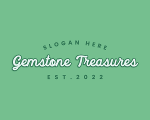 Generic Green Cursive logo design